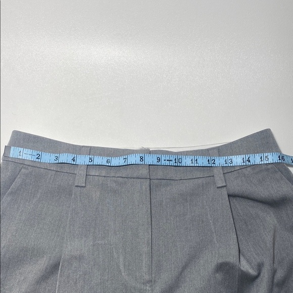 Reformation Alex Mid Rise Pant In Grey Twill, SZ 8, NWT - Picture 12 of 16